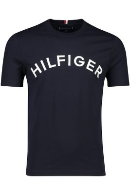 Tommy Hilfiger Tommy Hilfiger t-shirt donkerblauw met opdruk logo