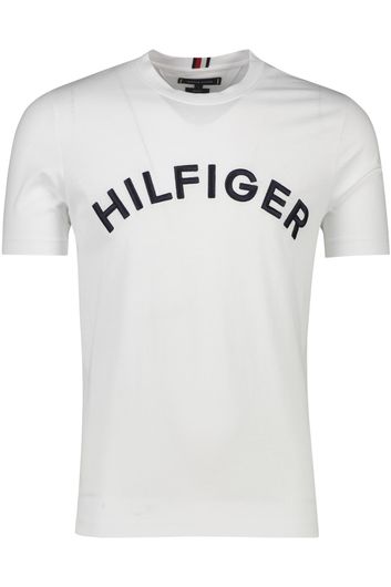 Tommy Hilfiger t-shirt wit opdruk katoen
