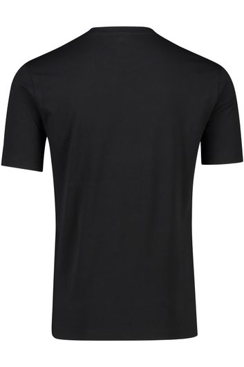 Paul & Shark t-shirt zwart effen ronde hals wijde fit