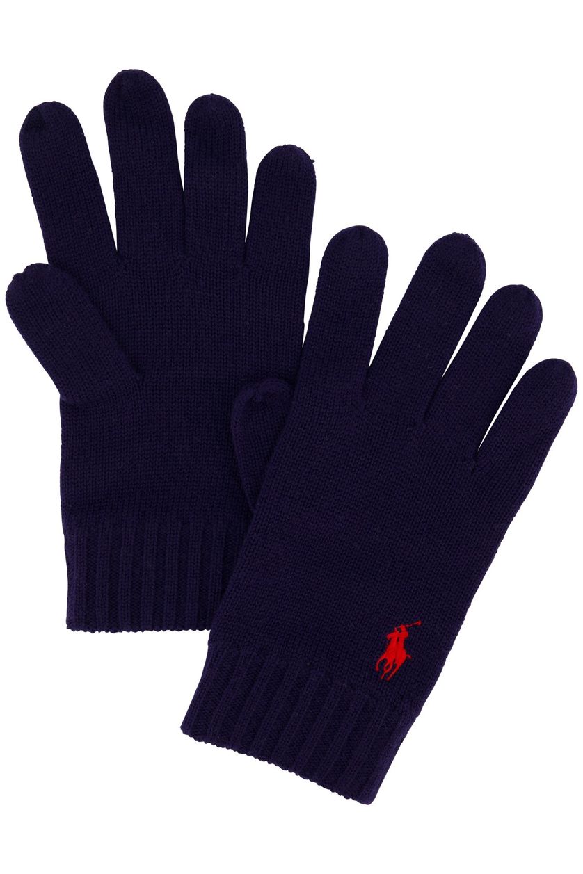 Polo Ralph Lauren handschoenen blauw wol