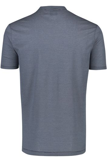 Paul & Shark t-shirt donkerblauw wit gestreept