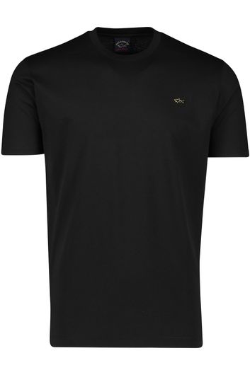 Paul & Shark t-shirt zwart effen