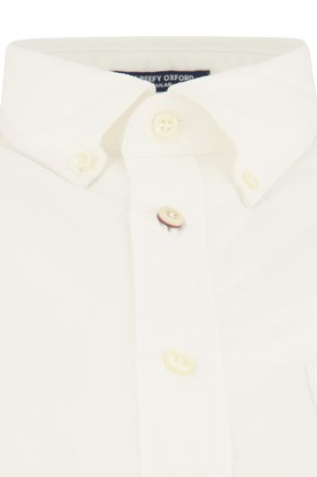 Gant casual overhemd normale fit wit effen katoen