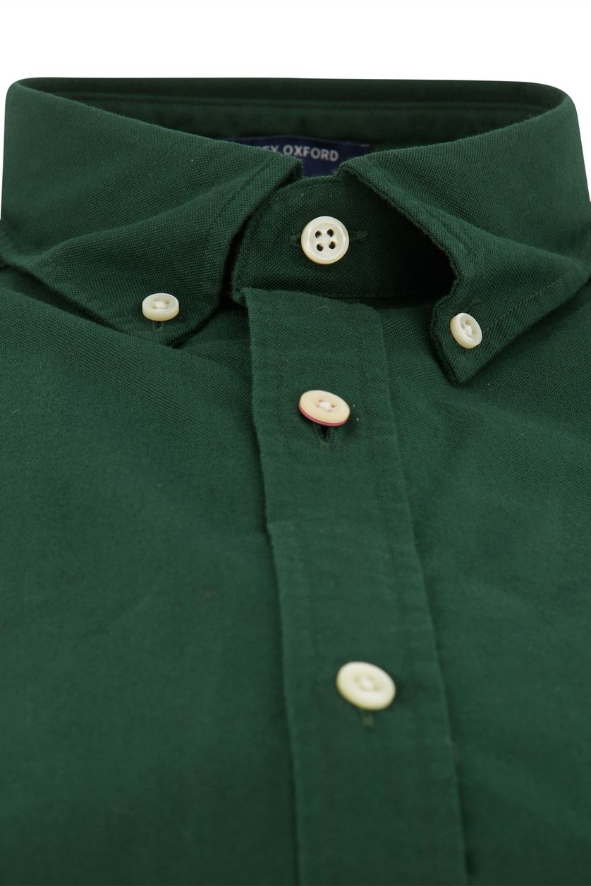 Casual groen overhemd Gant normale fit katoen