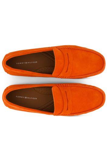 Tommy Hilfiger schoenen oranje instappers