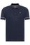 polo Blue Industry donkerblauw effen slim fit