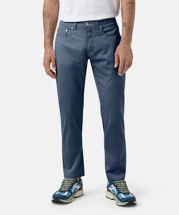 jeans Pierre Cardin blauw effen katoen Future Flex