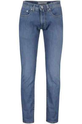 Pierre Cardin Pierre Cardin 5-pocket jeans blauw effen 