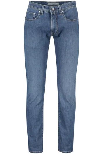Pierre Cardin stoere  jeans blauw effen 