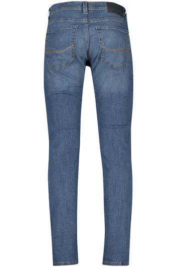 Pierre Cardin 5-pocket jeans blauw effen 