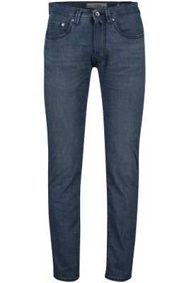 Pierre Cardin Pierre Cardin jeans blauw effen katoen-stretch Tapered Fit