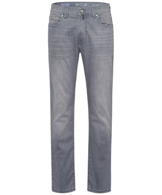 Pierre Cardin Grijze effen denim Pierre Cardin jeans 5-pocket model