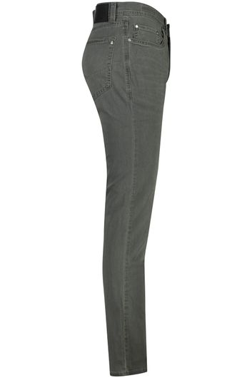 Pierre Cardin jeans Lyon grijs effen denim 5-pocket