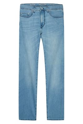 Pierre Cardin Pierre Cardin jeans Lyon normale fit blauw effen denim