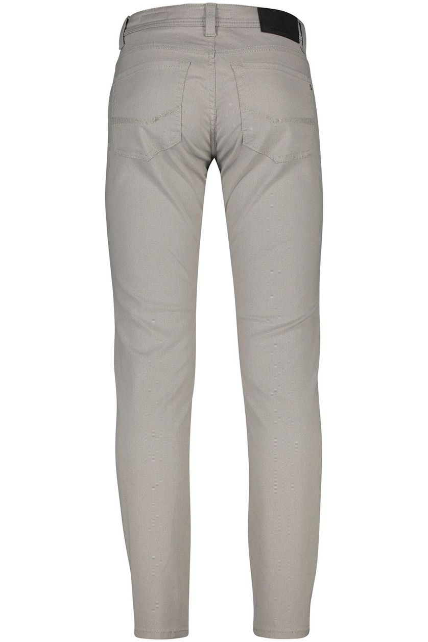 Pierre Cardin jeans Lyon grijs effen denim Tapered Fit