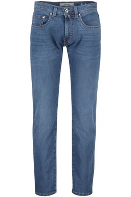 Pierre Cardin Pierre Cardin 5-pocket jeans Lyon blauw effen denim
