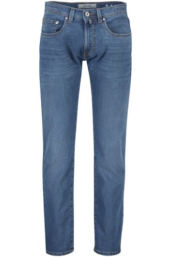 Pierre Cardin jeans Lyon blauw effen denim normale fit