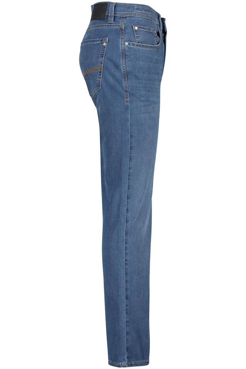 Pierre Cardin 5-pocket jeans Lyon blauw effen denim