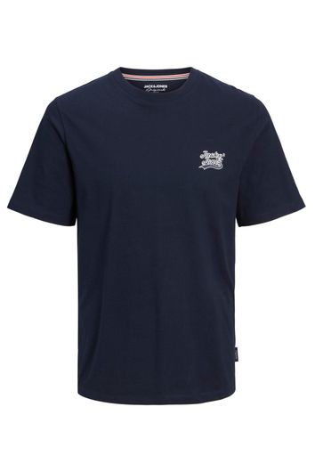 Jack & Jones t-shirt Plus Size blauw met logo
