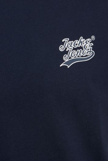 Jack & Jones t-shirt Plus Size blauw met logo