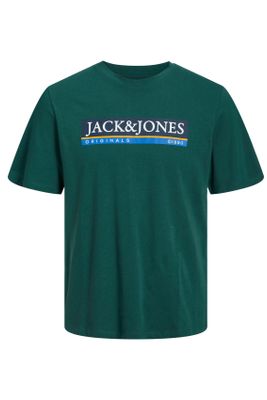 Jack & Jones Jack & Jones T-shirt groen met print katoen