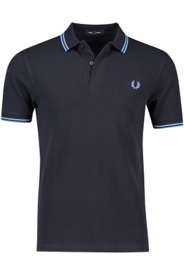 Fred Perry Fred Perry polo donkerblauw effen katoen normale fit