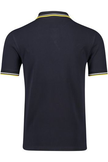 Fred Perry polo normale fit donkerblauw uni katoen