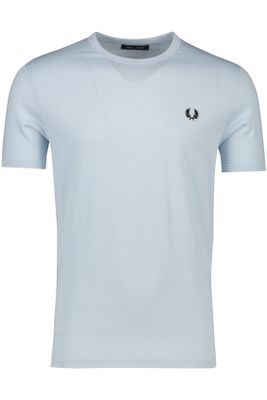 Fred Perry Fred Perry t-shirt lichtblauw korte mouw katoen