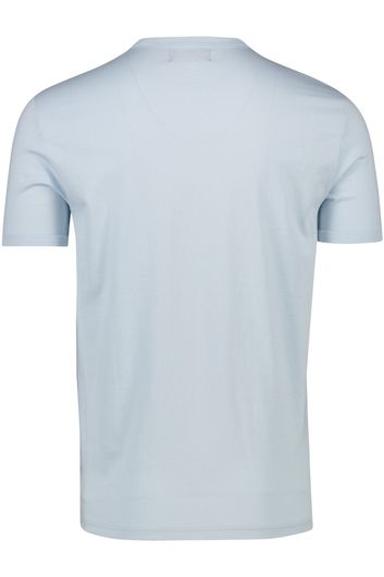 Fred Perry t-shirt katoen lichtblauw korte mouw