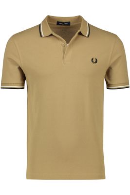 Fred Perry Fred Perry polo lichtbruin effen