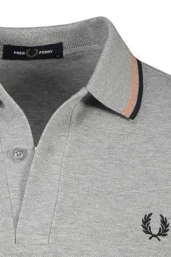 Fred Perry polo grijs effen