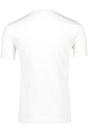 T-shirt Fred Perry wit opdruk katoen
