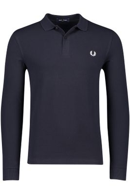 Fred Perry Fred Perry polo donkerblauw effen met logo normale fit