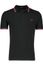Fred Perry polo 2 knoops normale fit zwart uni 100% katoen