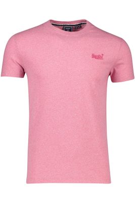 Superdry Superdry t-shirt roze met logo