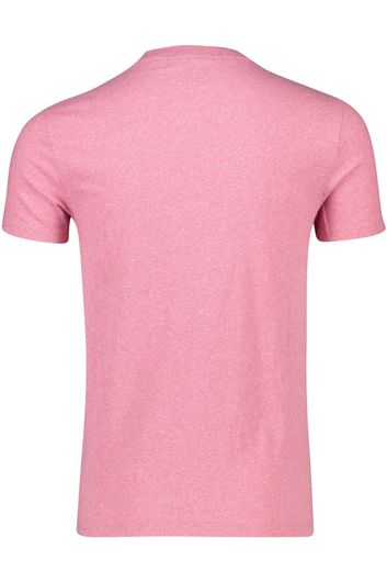 Superdry t-shirt roze met opdruk