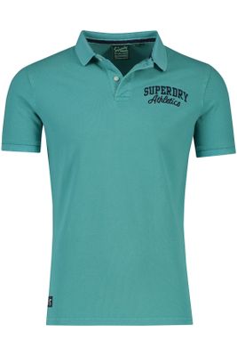 Superdry Superdry polo blauw 2-knoops