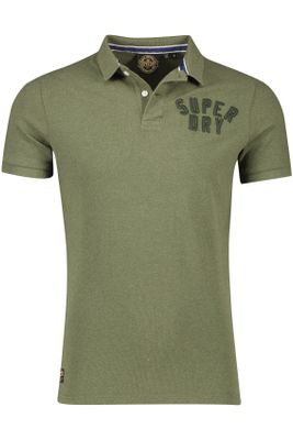 Superdry Groene Superdry polo normale fit effen katoen schulte herenmode