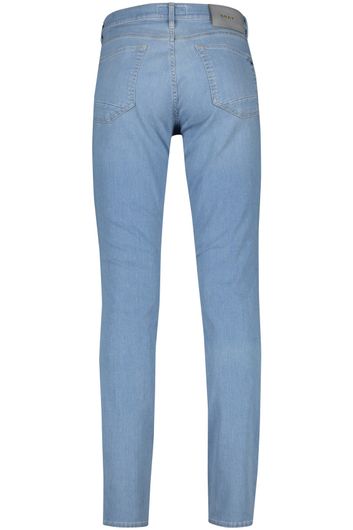 Brax jeans lichtblauw effen katoen 5-pocket katoen
