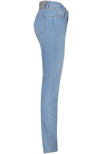 Brax jeans lichtblauw effen katoen 5-pocket katoen