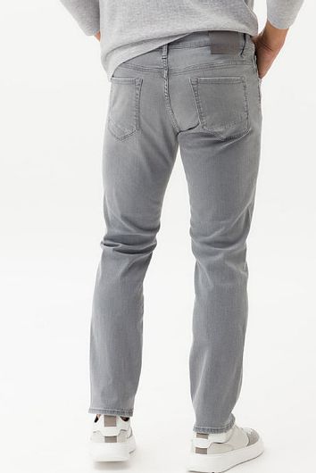 Brax jeans Chuck grijs effen regular fit denim