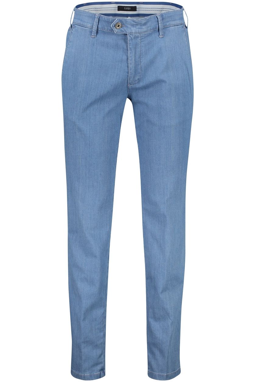 Eurex Chino jeans blauw effen  