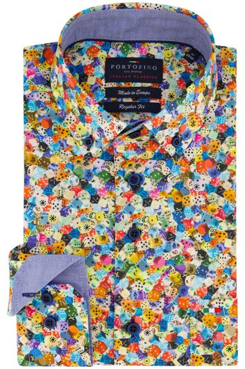Portofino overhemd multicolor print