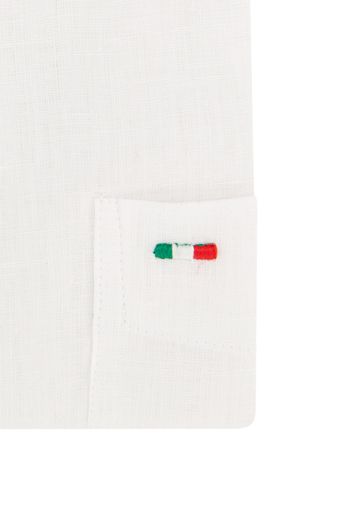 Portofino overhemd wit effen