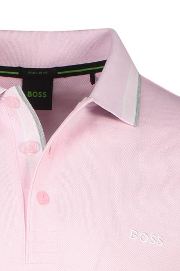Hugo Boss Polo roze Paddy regulair