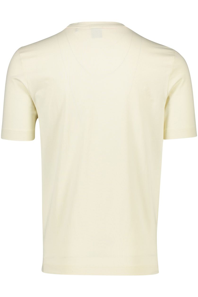 Hugo Boss t-shirt slim fit beige effen