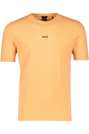 Hugo Boss Orange t-shirt oranje effen normale fit katoen