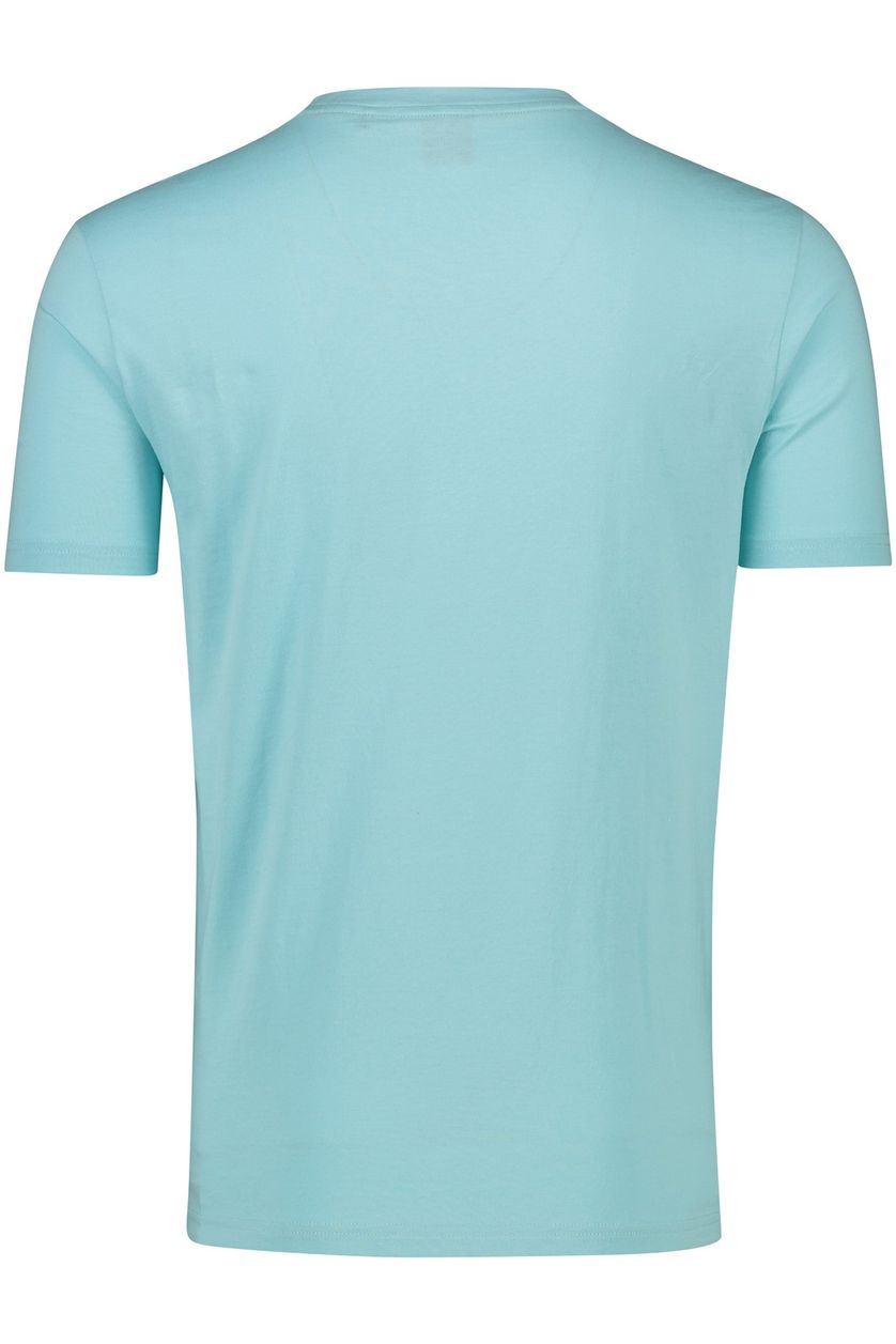 Hugo Boss t-shirt Thinking lichtblauw effen 100% katoen