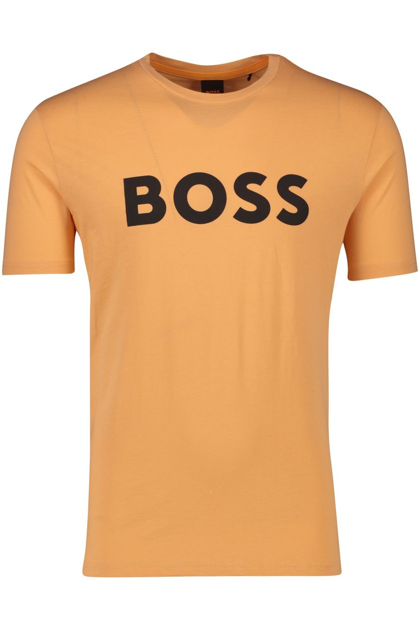 Hugo Boss t -shirt oranje 100% katoen