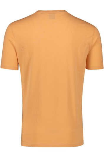 Hugo Boss t -shirt oranje met opdruk